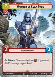 Warrior of Clan Ordo (920) (Hyperspace Foil) (920) [Secrets of Power]