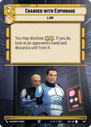 Charged with Espionage (986) (Hyperspace Foil) (986) [Secrets of Power]