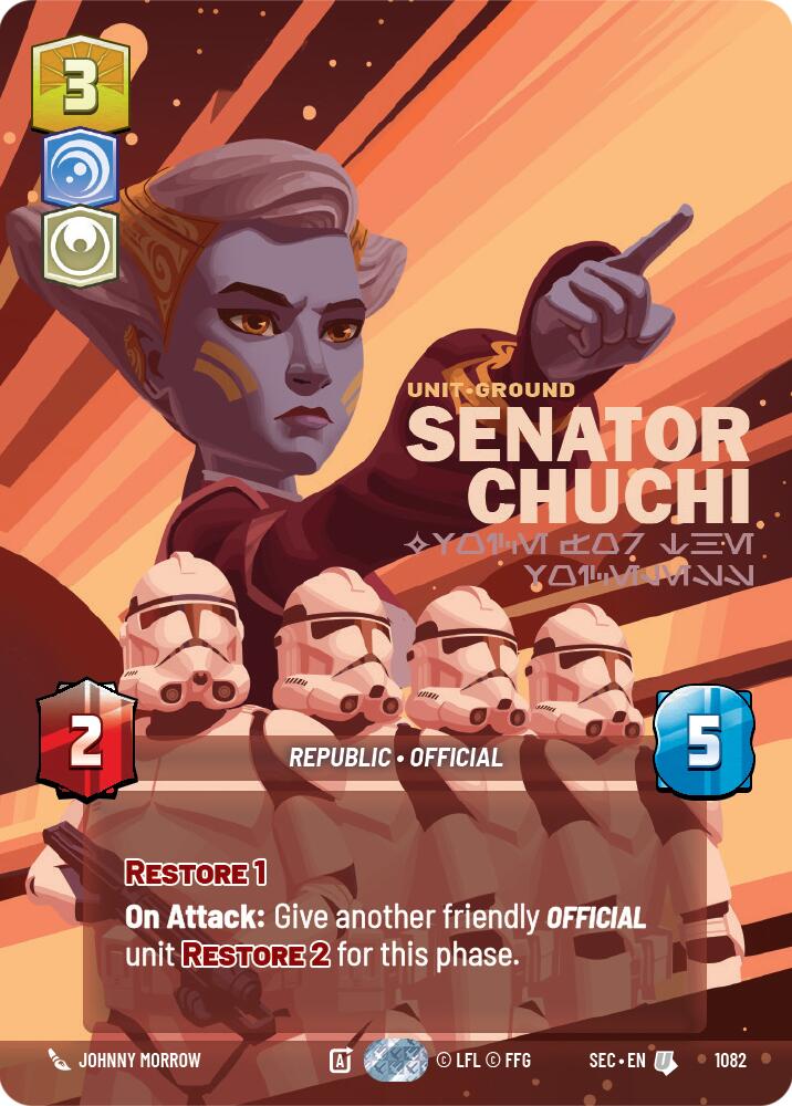 Senator Chuchi - Voice for the Voiceless (Prestige Foil) (1082) (1082) [Secrets of Power]