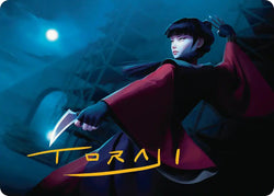 Mai, Jaded Edge Art Card (Gold-Stamped Signature) [Avatar: The Last Airbender Art Series]