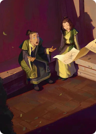 Sokka and Suki Art Card [Avatar: The Last Airbender Art Series]
