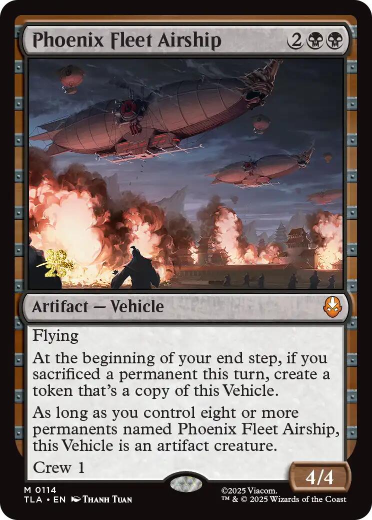 Phoenix Fleet Airship [Avatar: The Last Airbender Prerelease Cards]