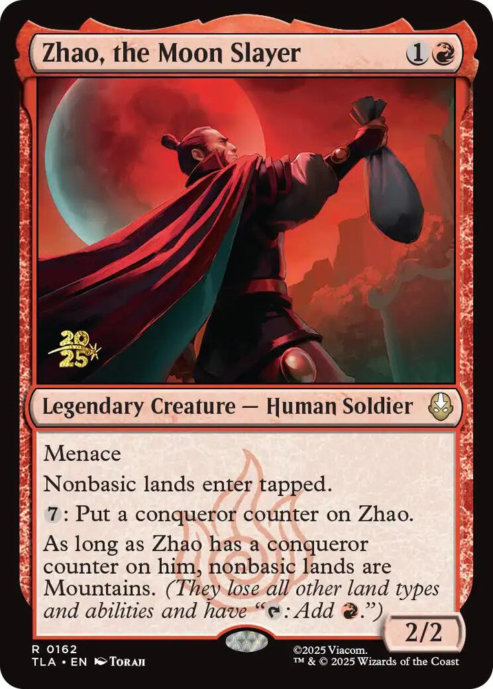 Zhao, the Moon Slayer [Avatar: The Last Airbender Prerelease Cards]