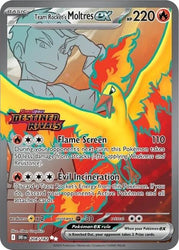 Team Rocket's Moltres ex (208/182) (Destined Rivals Stamp) [Miscellaneous Cards]