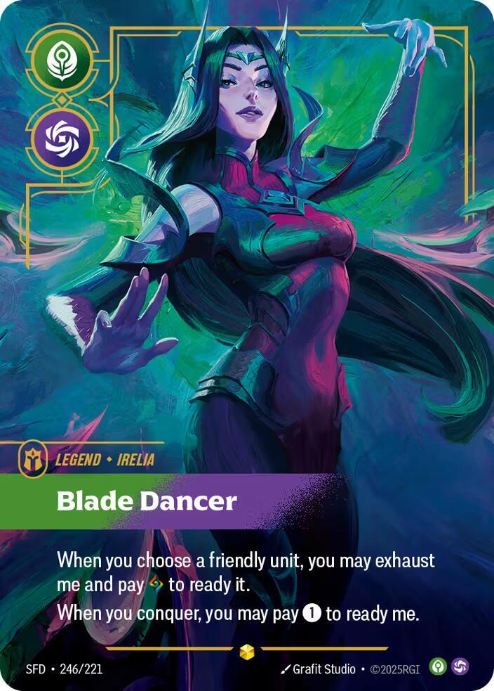 Irelia, Blade Dancer (Overnumbered) (246/221) [Spiritforged]