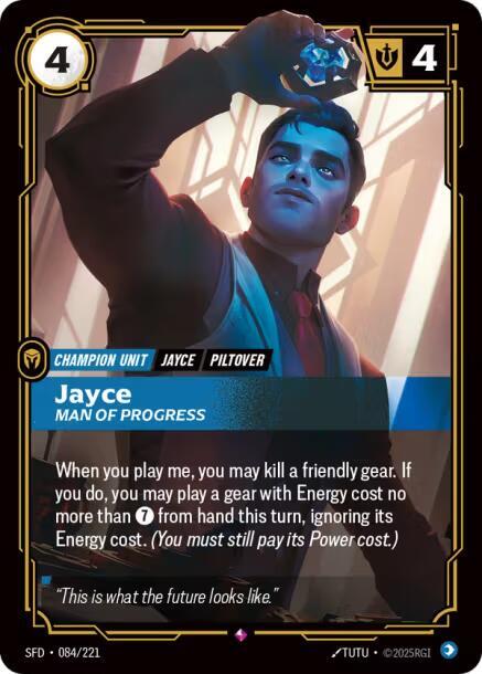 Jayce, Man of Progress (084/221) [Spiritforged]