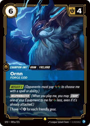 Ornn, Forge God (Alternate Art) (085a/221) [Spiritforged]