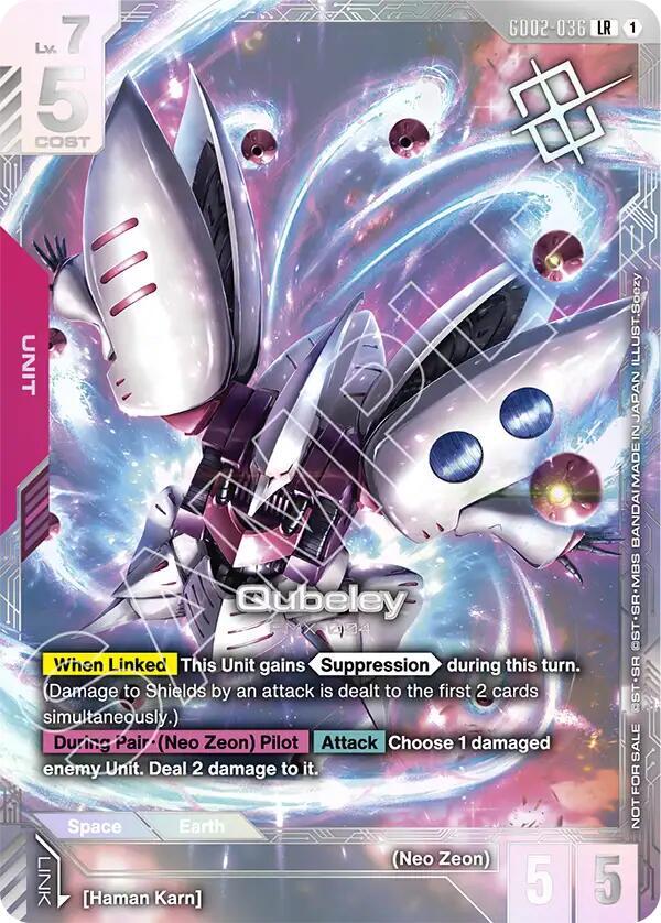 Qubeley (Newtype Challenge 2025 Mission 3) (GD02-036) [Gundam Promotional Cards]