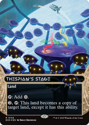 Thespian's Stage (0134) (Borderless) (Galaxy Foil) [Edge of Eternities: Stellar Sights]