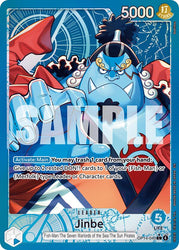 Jinbe (OP14-040) (Alternate Art) [The Azure Sea's Seven]