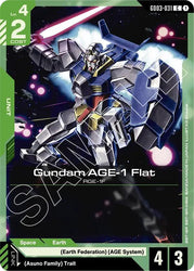 Gundam AGE-1 Flat (GD03-031) [Steel Requiem]