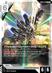 Freedom Gundam (Meteor) (Boost Kit 01) (GD03-076) [Gundam Promotional Cards]