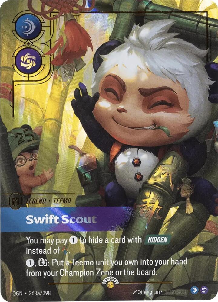 Teemo, Swift Scout (Alternate Art) (263a/298) [Riftbound Promotional Cards]