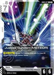 Justice Gundam (METEOR) (GD03-077) [Steel Requiem]
