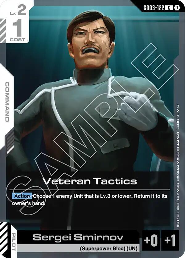 Veteran Tactics (GD03-122) [Steel Requiem]