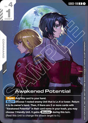Awakened Potential (Newtype Challenge 2026 Mission 1) (GD03-118) [Gundam Promotional Cards]