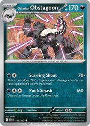 Galarian Obstagoon (132/217) [Mega Evolution: Ascended Heroes]