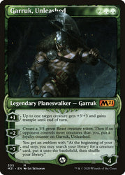Garruk, Unleashed (Showcase) [Core Set 2021]