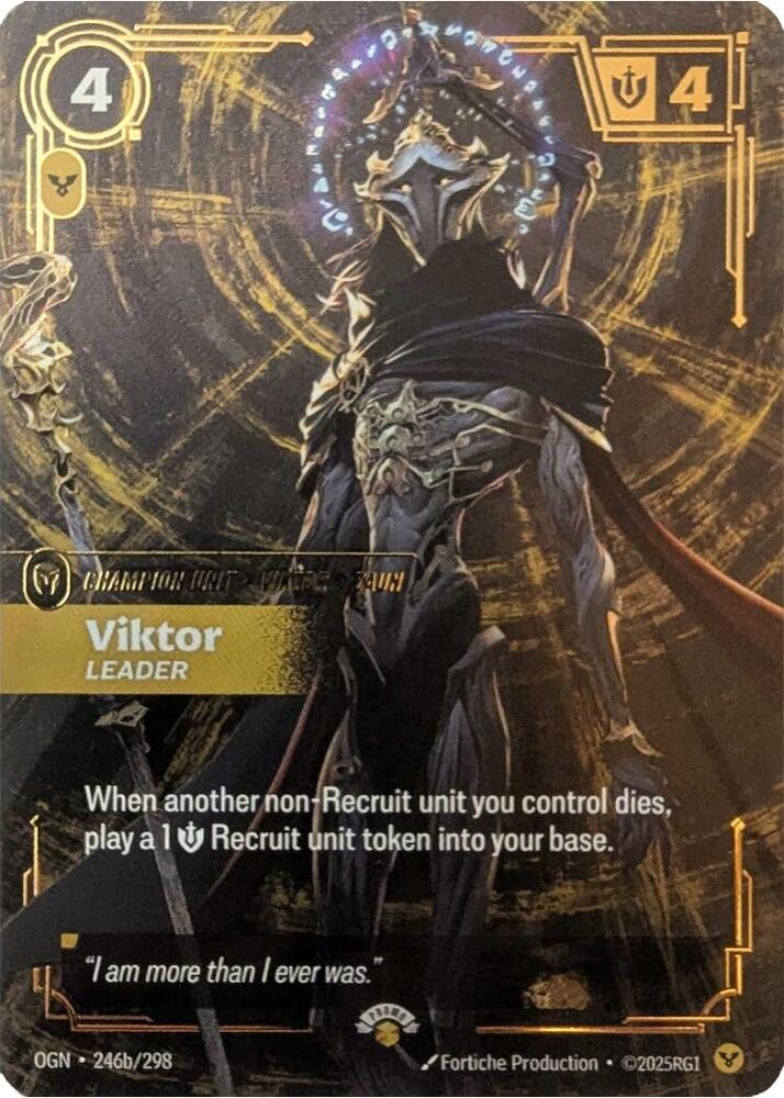 Viktor, Leader (246b/298) [Riftbound Promotional Cards]