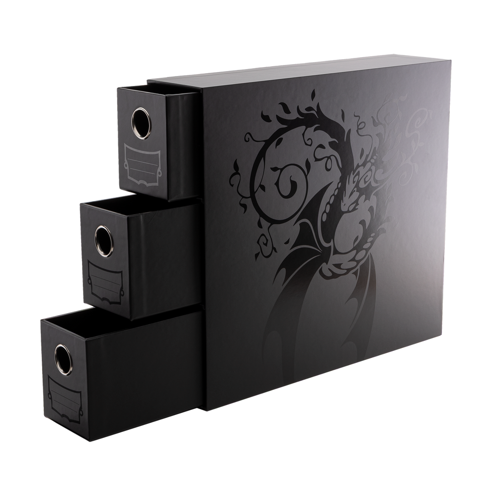 Dragon Shield: Fortress - Vertical - 3 XL (Black)