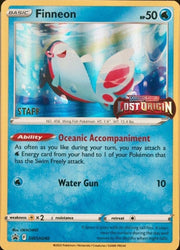 Finneon (SWSH240) (Prerelease Staff) [Sword & Shield: Black Star Promos]