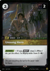Unsung Hero (167/221) [Riftbound Organized Play Promotional Cards]