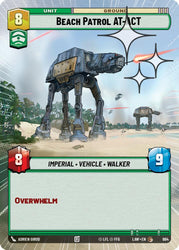 Beach Patrol AT-ACT (664) (Hyperspace Foil) (664) [A Lawless Time]
