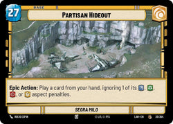 Partisan Hideout // Credit (30 // T01) (30 // T01) [A Lawless Time]