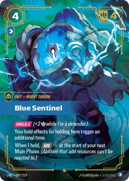 Blue Sentinel (087/219) [Unleashed]