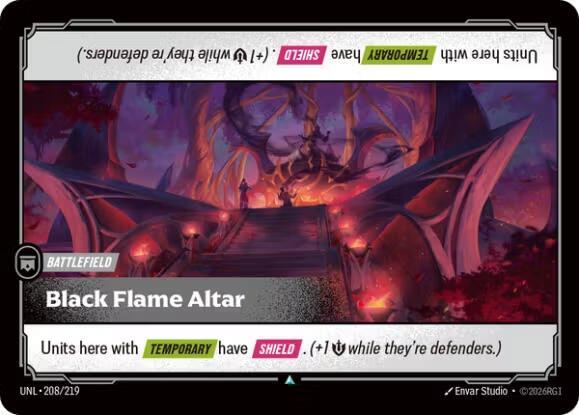 Black Flame Altar (208/219) [Unleashed]