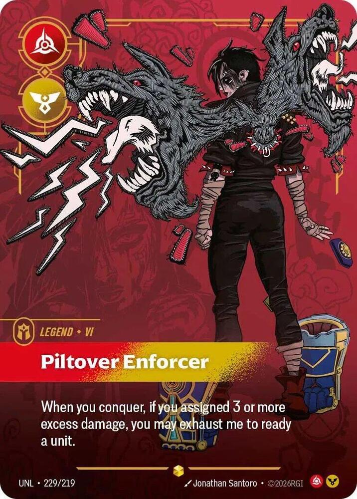 Vi, Piltover Enforcer (Overnumbered) (229/219) [Unleashed]