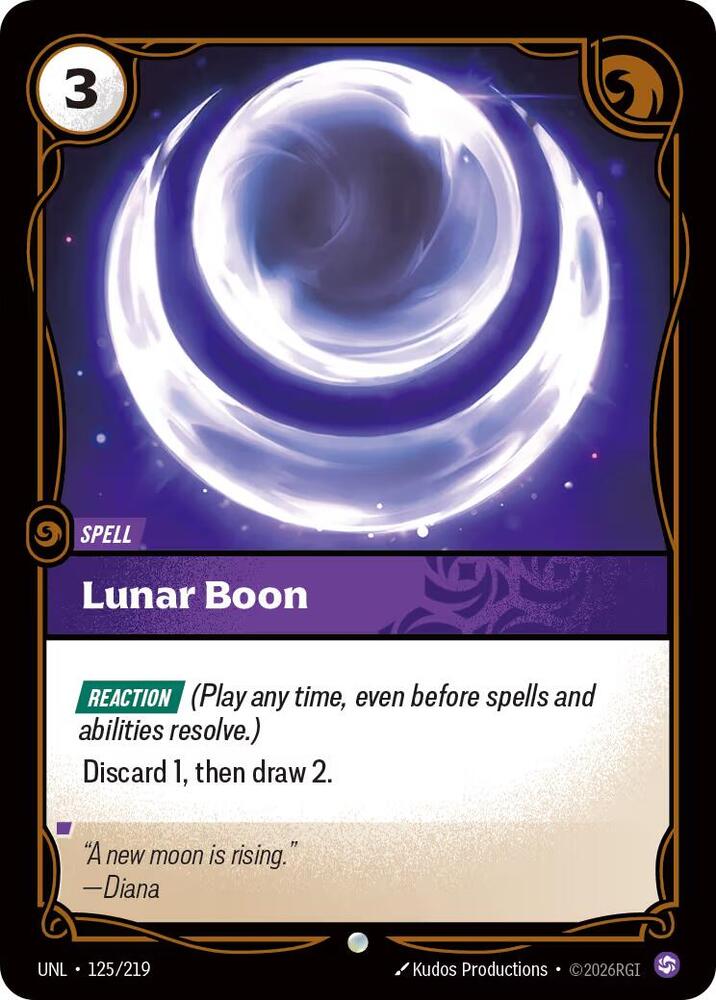 Lunar Boon (125/219) [Unleashed]