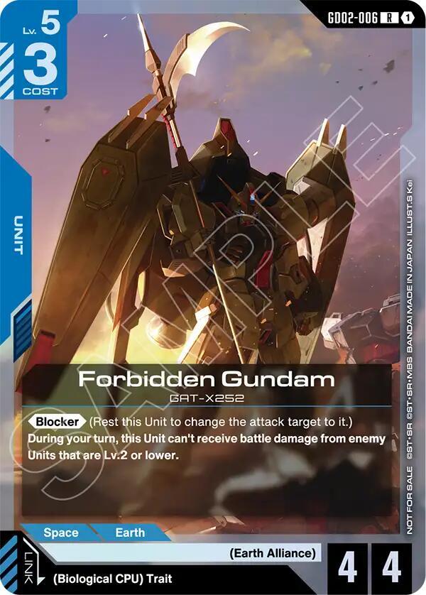 Forbidden Gundam (Store Tournament Participant Pack 04) (GD02-006) [Gundam Promotional Cards]
