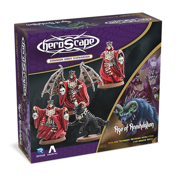 Heroscape Army Expansion: Boiling Tension - Revan Acolytes and Grave Grim
