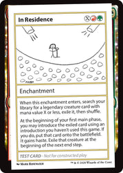 In Residence [Mystery Booster Playtest Cards]