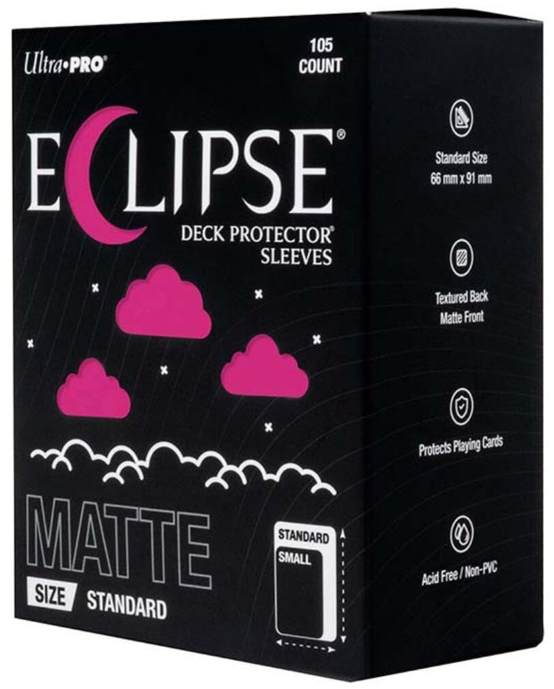 Ultra PRO: Standard 105ct Sleeves - Eclipse Matte (Hot Pink)