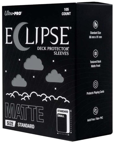 Ultra PRO: Standard 105ct Sleeves - Eclipse Matte (Smoke Grey)