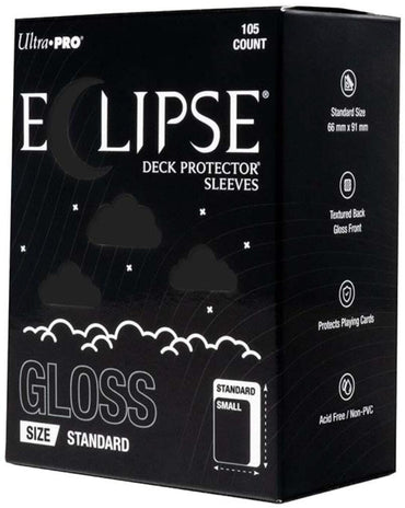 Ultra PRO: Standard 105ct Sleeves - Eclipse Gloss (Jet Black)