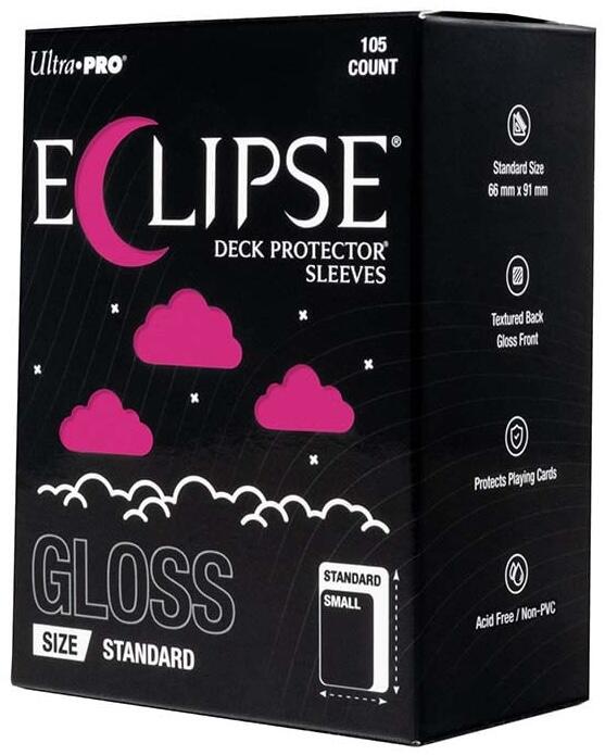 Ultra PRO: Standard 105ct Sleeves - Eclipse Gloss (Hot Pink)