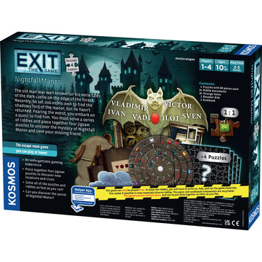 EXIT: Nightfall Manor (With Puzzle)