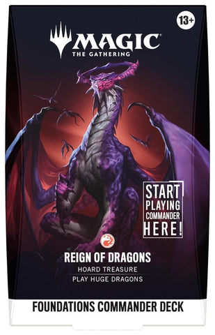 Magic: The Gathering: Foundations Commander Deck - Reign of Dragons