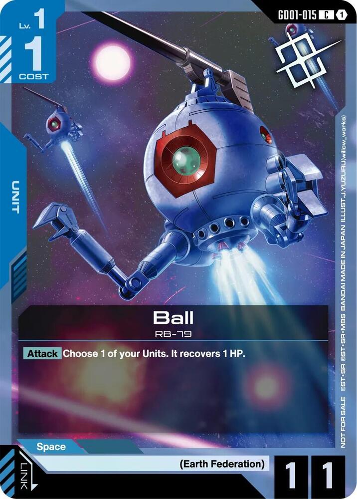 Ball  (Judge Pack 02) (GD01-015) [Gundam Promotional Cards]