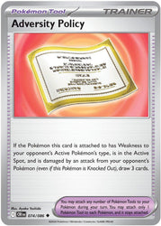 Adversity Policy (074/086) [Mega Evolution: Chaos Rising]