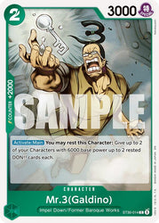Mr.3(Galdino) [Starter Deck EX: Gear 5]