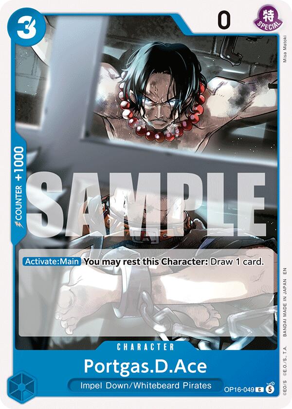 Portgas.D.Ace [Blue] [The Time of Battle]