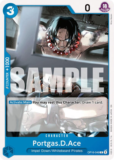 Portgas.D.Ace [Blue] [The Time of Battle]