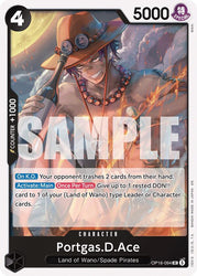 Portgas.D.Ace [Black] [The Time of Battle]