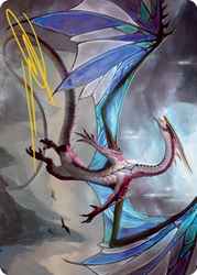 Moonveil Regent Art Card (Gold-Stamped Signature) [Innistrad: Midnight Hunt Art Series]