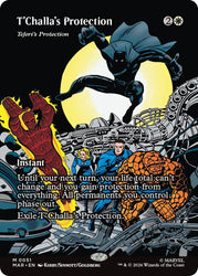 T'Challa's Protection - Teferi's Protection (Borderless) [Marvel Universe: Eternal-Legal]