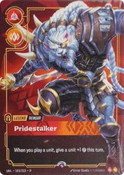 Rengar, Pridestalker (Metal) (Prize Wall) (183/219) [Riftbound Organized Play Promotional Cards]